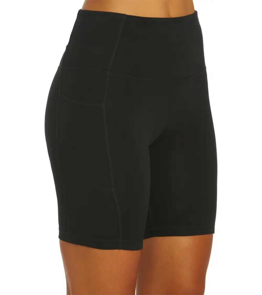 Dual Pocket High Rise Yoga Shorts