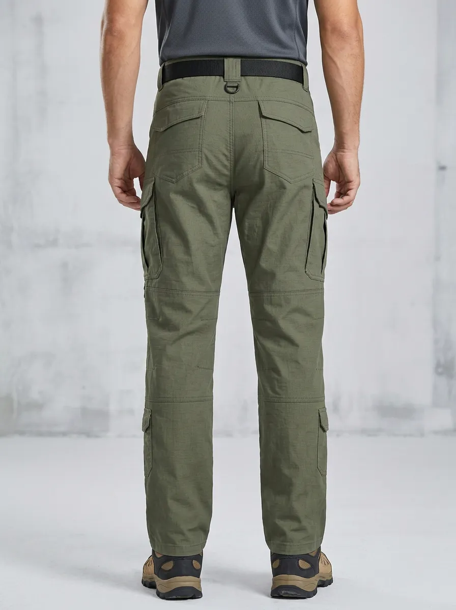 Classic Tailored-Look Men's Multi-Pocket Waterproof Tactical Cargo Pants