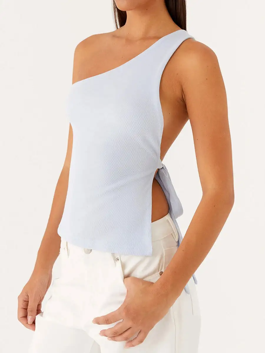 Coastal Aesthetic One Shoulder
