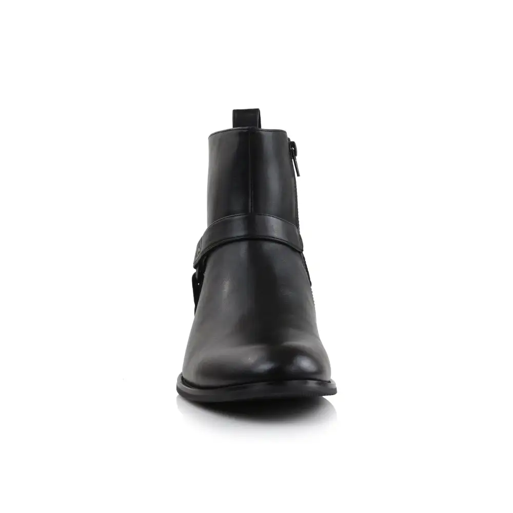 Faux-Suede Suede Faux-Leather Chelsea Boots