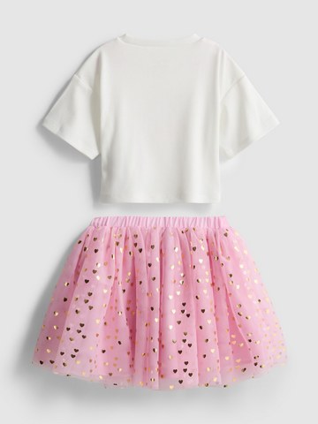 1.5-8yrs | Unicorn Graphic T-Shirt and Tutu Skirt Set detail 1