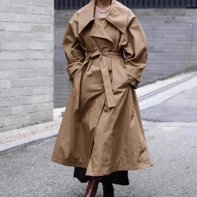 Versatile Clean Line Trench Coat