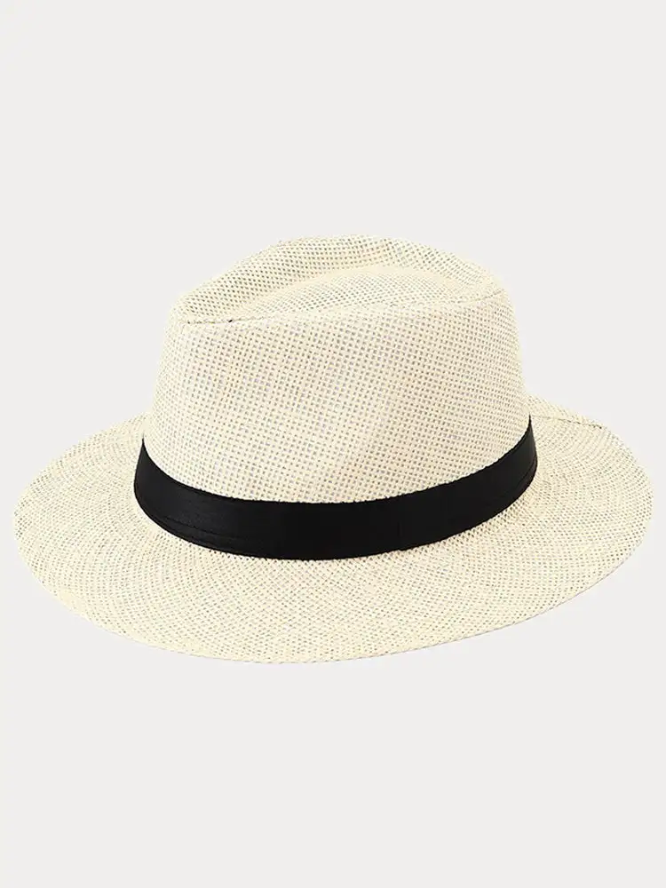 Unisex Structured Panama Straw Hat