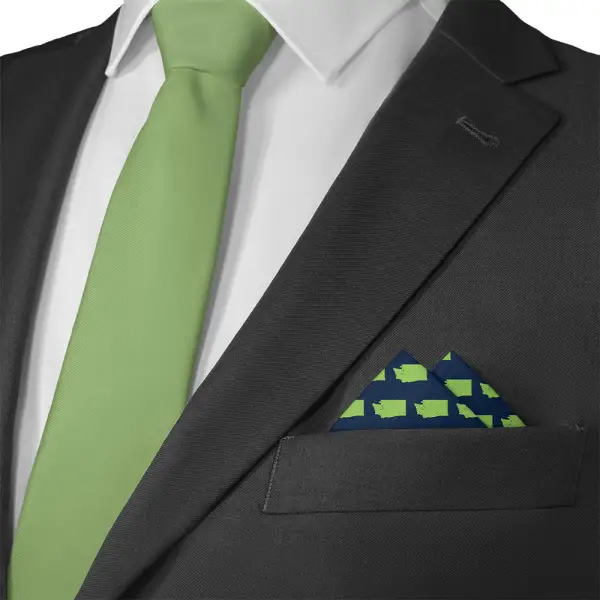 Neat Tailored Suit Pocket Square