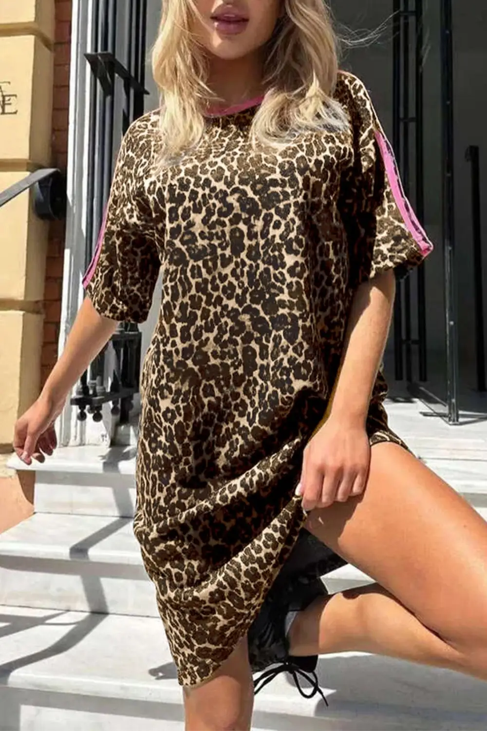Active Leopard Print Dress