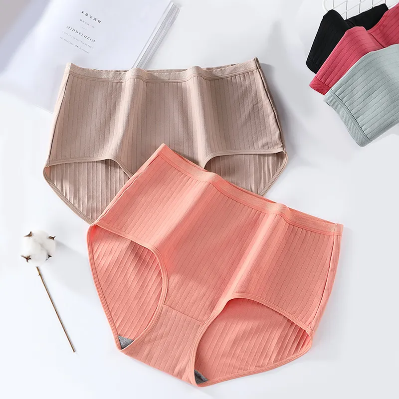 2026 Plus Size High Waist Leak Proof Cotton Panties