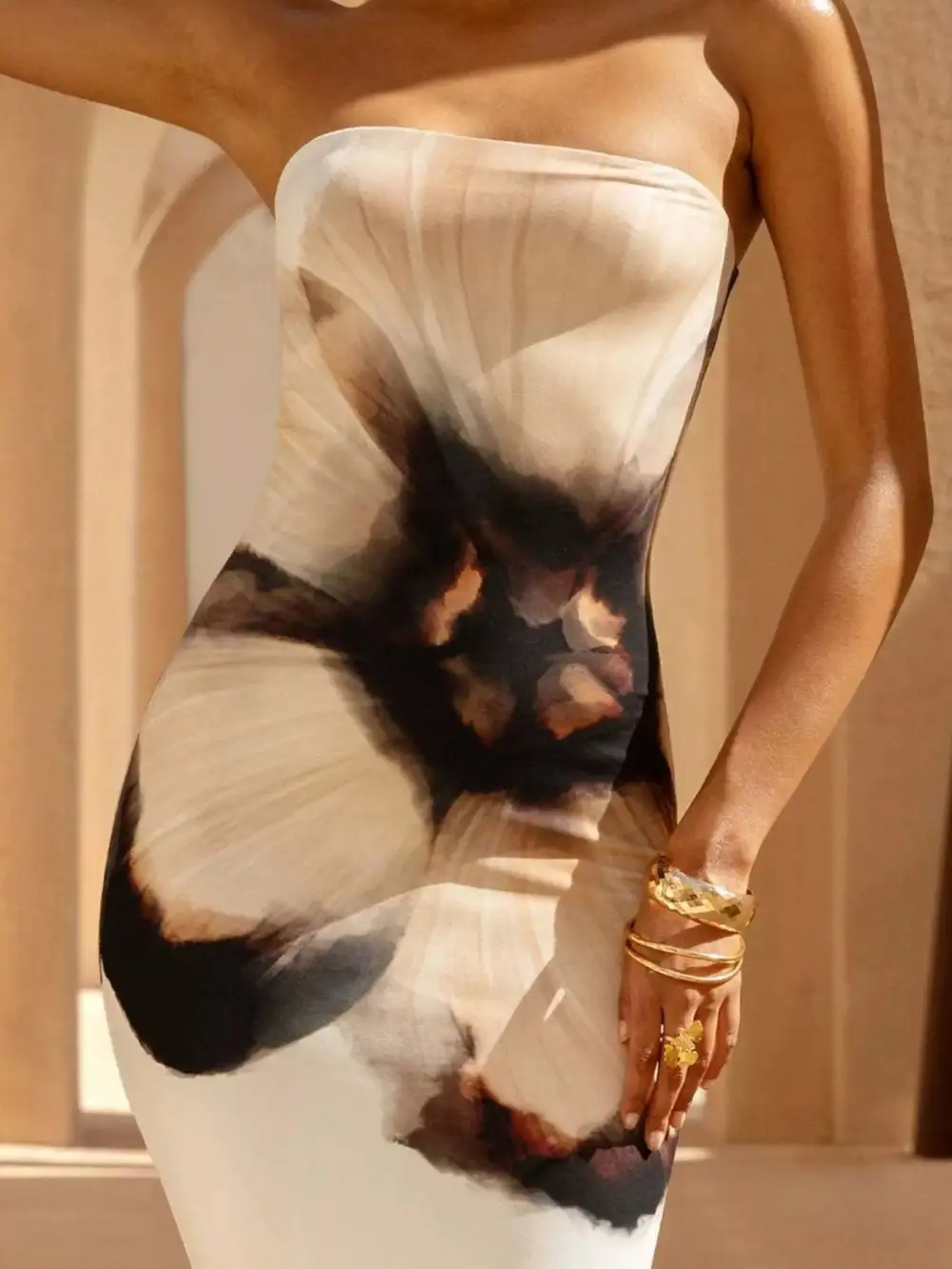 Smooth Finish Tube Maxi Dress