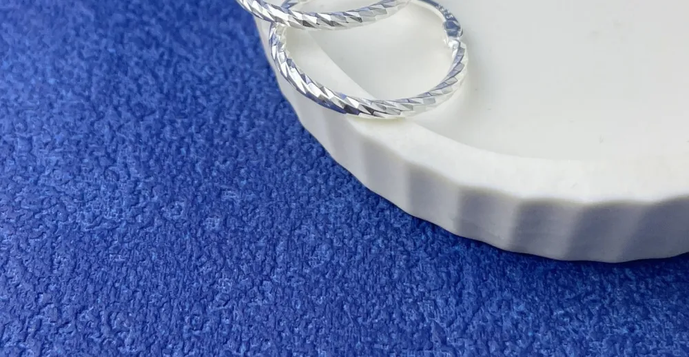 925 Sterling Silver Hoop Earrings