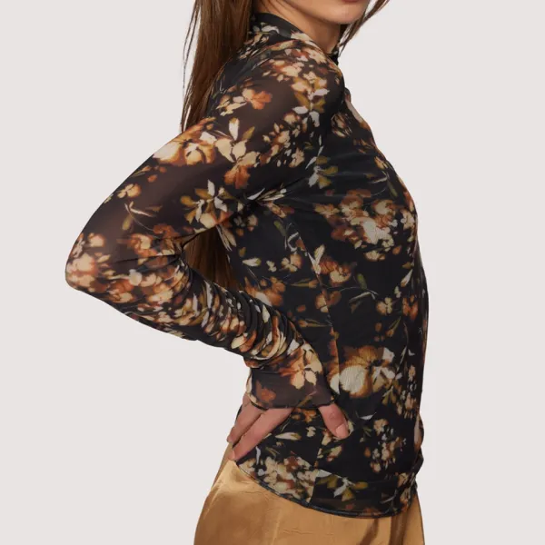 Moonlit Meadow Top - /Floral