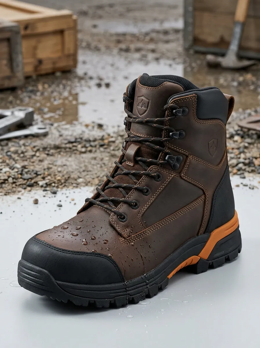 Classic Outdoor Look Men' Waterproof Work Boots