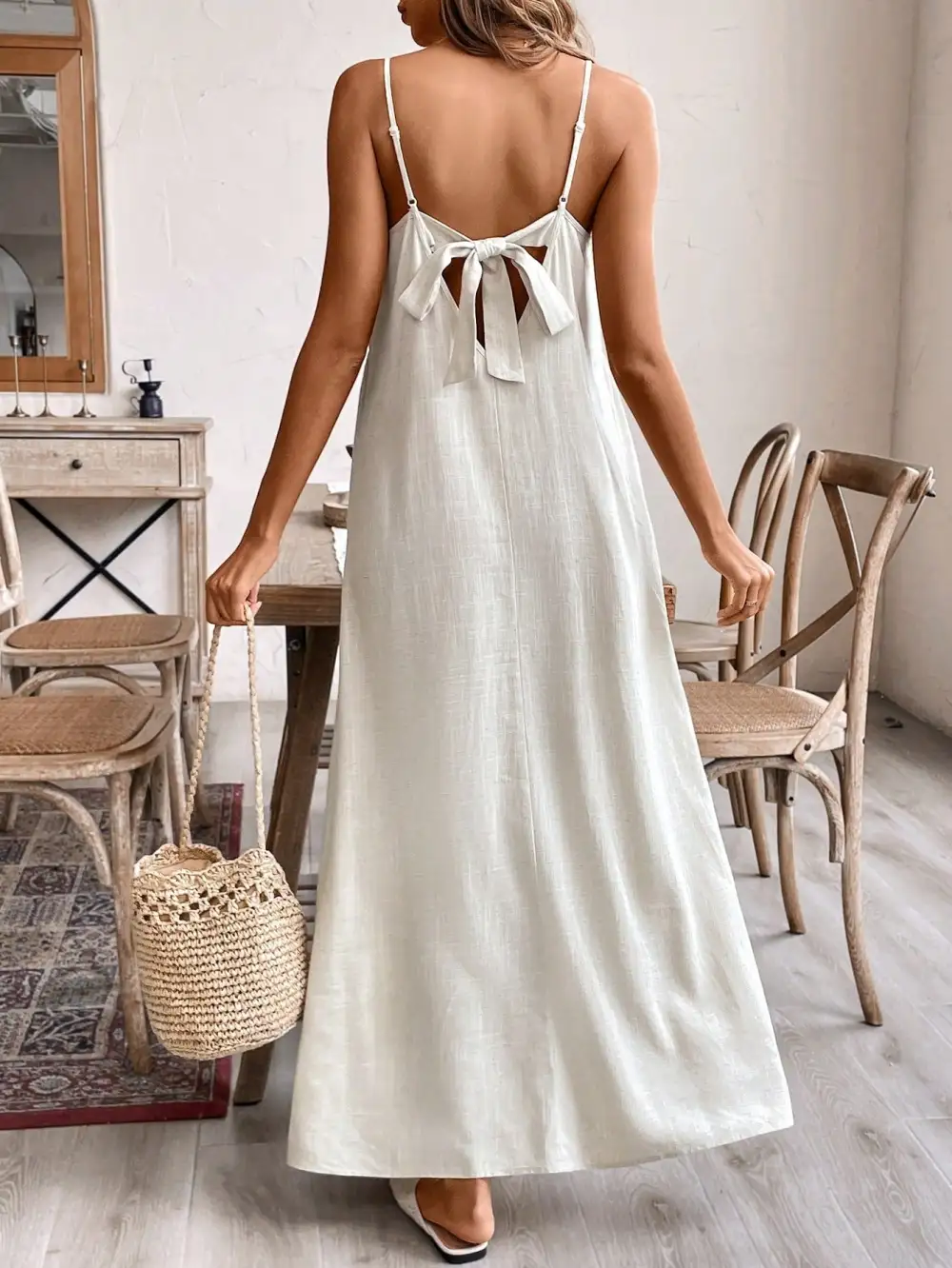 Wilma Cotton Linen Maxi Dress