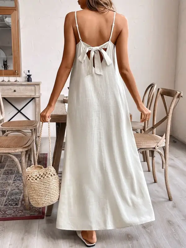 Wilma Cotton Linen Maxi Dress