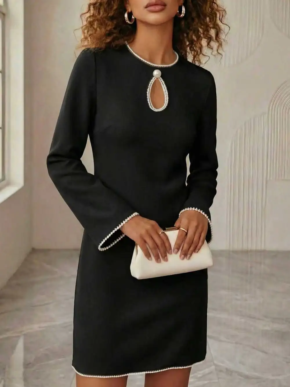 Keyhole Mini Dress