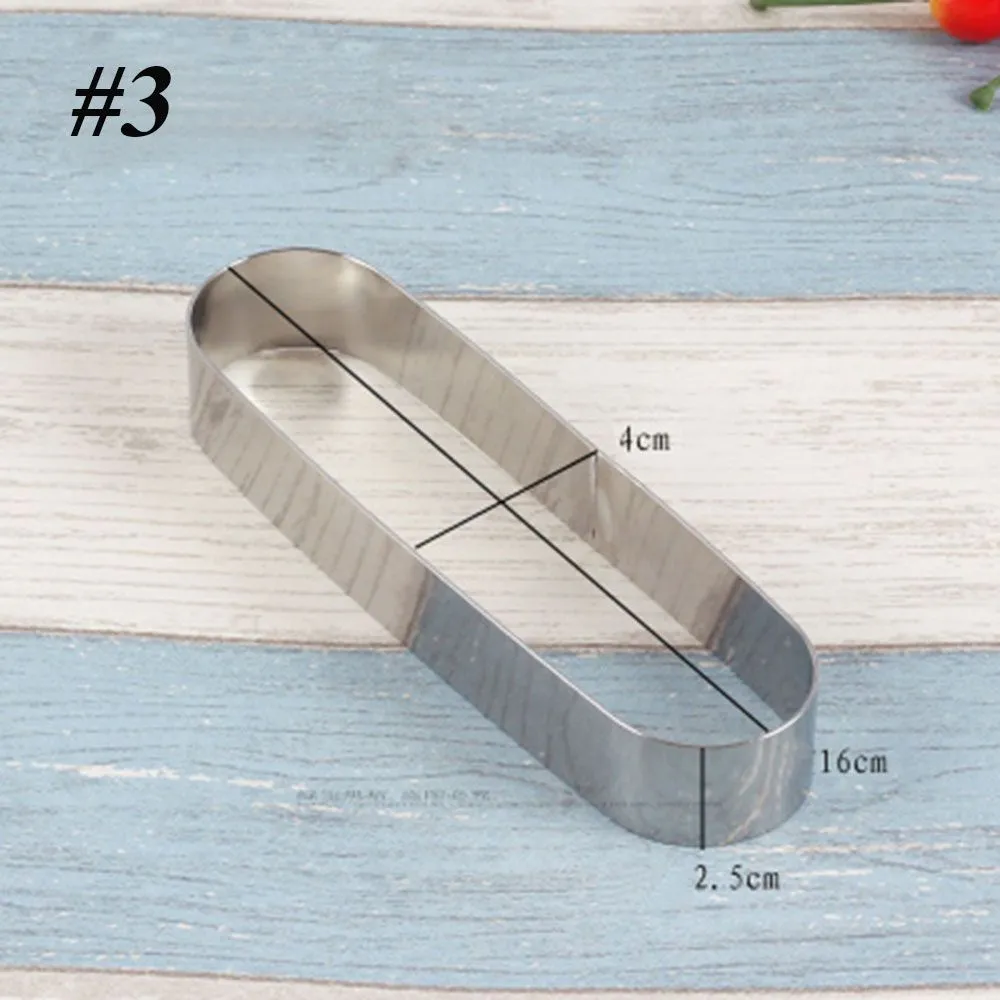 Stainless Steel Oval Cake Mold