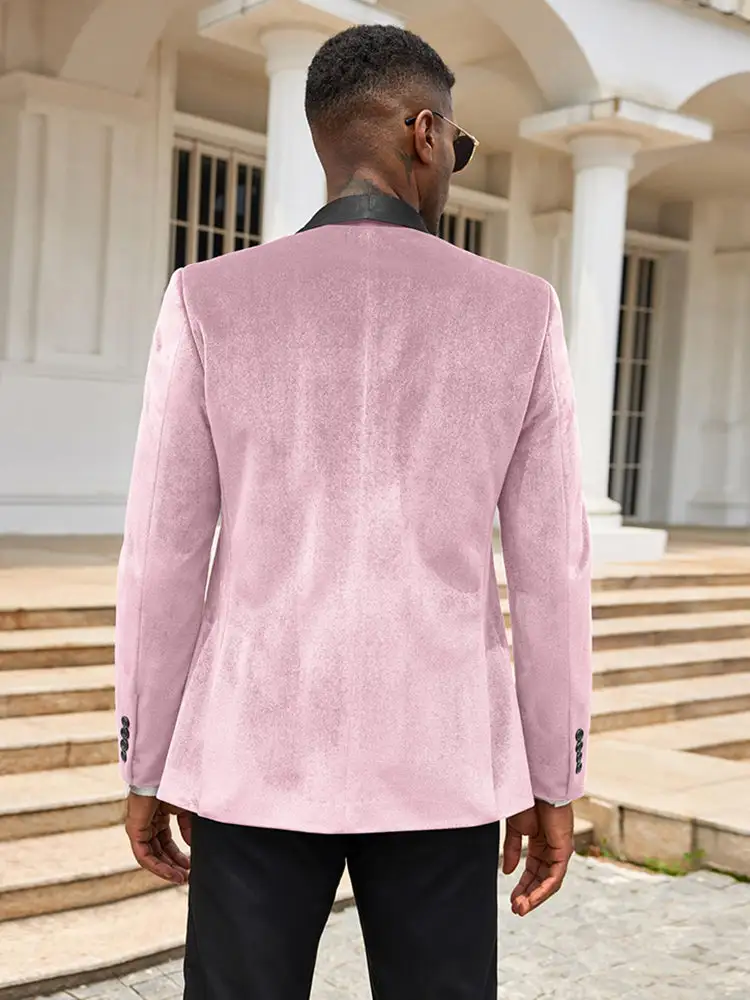 Velvet Tuxedo Blazer Jacket