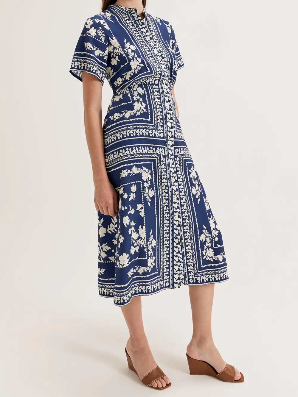 Riviera Scarf Shirtdress