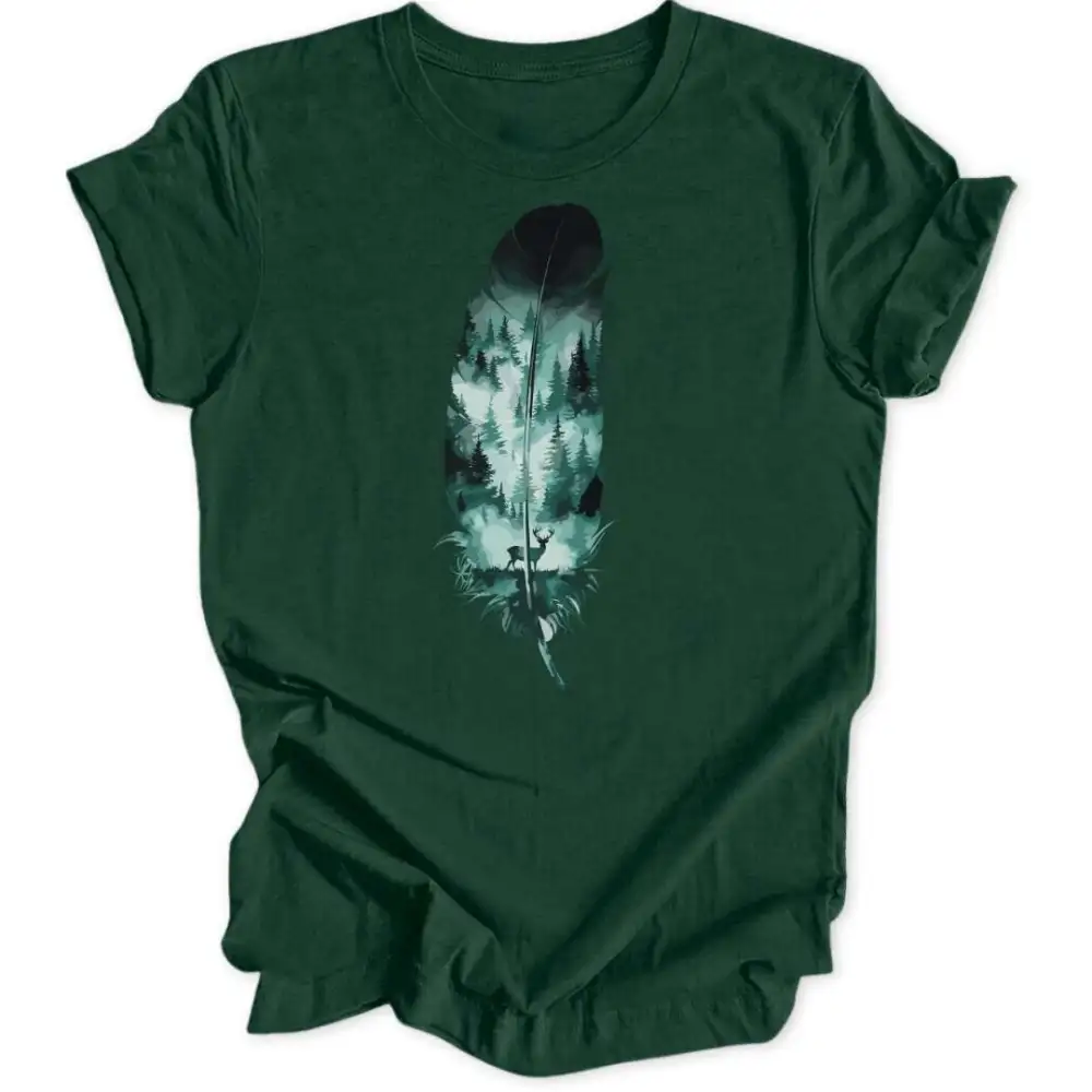 Wild Spirit Feather Unisex T-Shirt