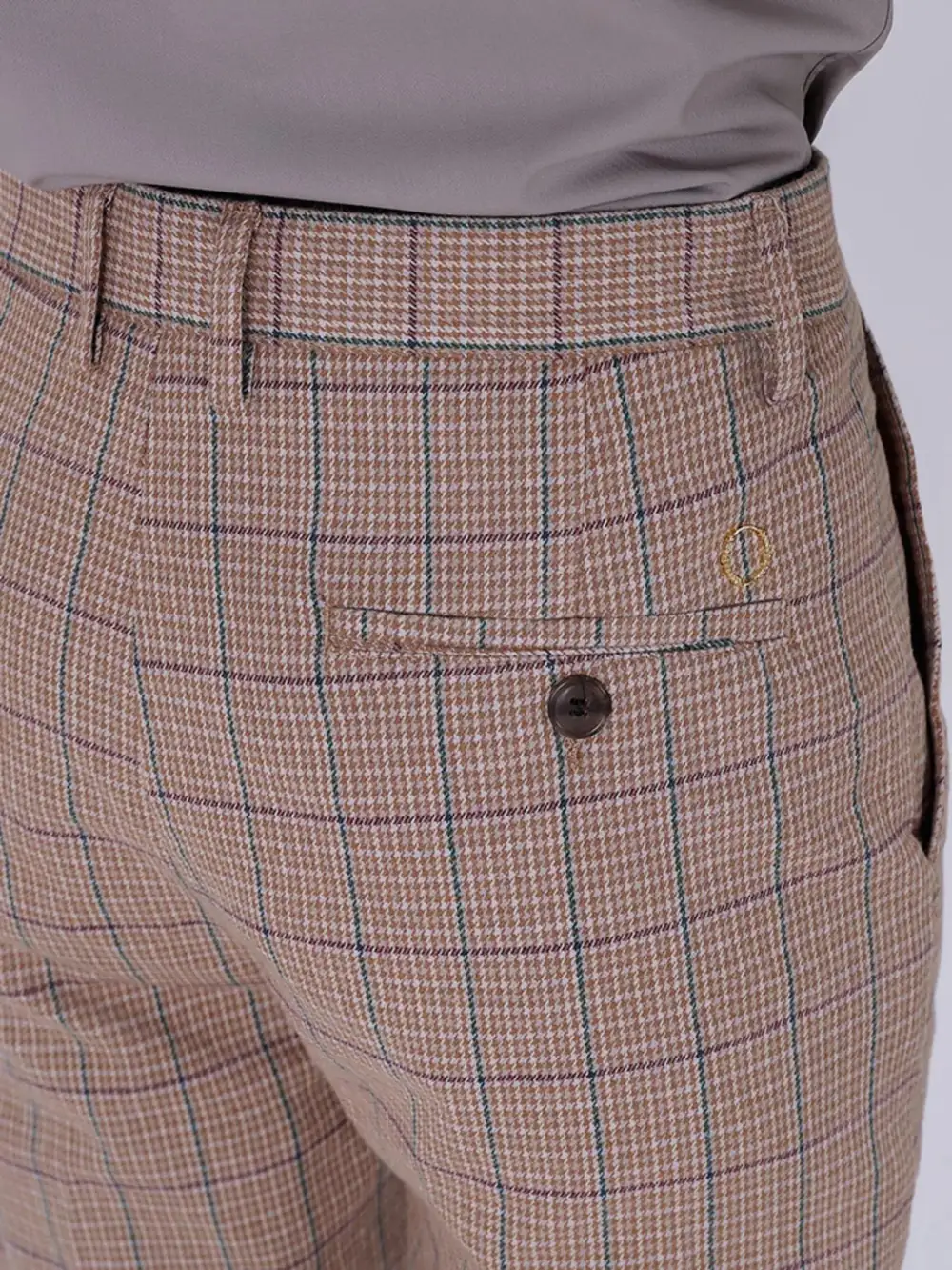 Slim Fit Plaid Pants