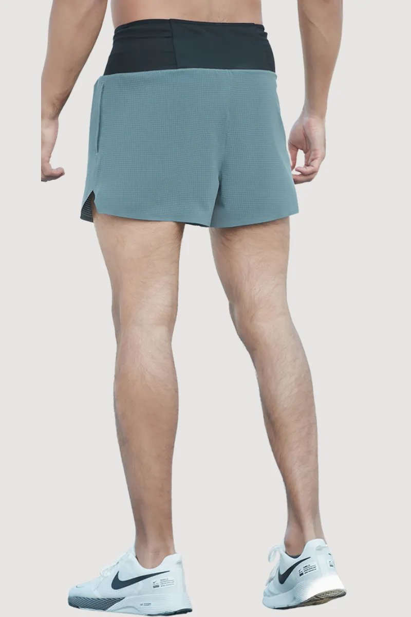 Quick Dry Storage Pocket Dual Layer Athletic Shorts