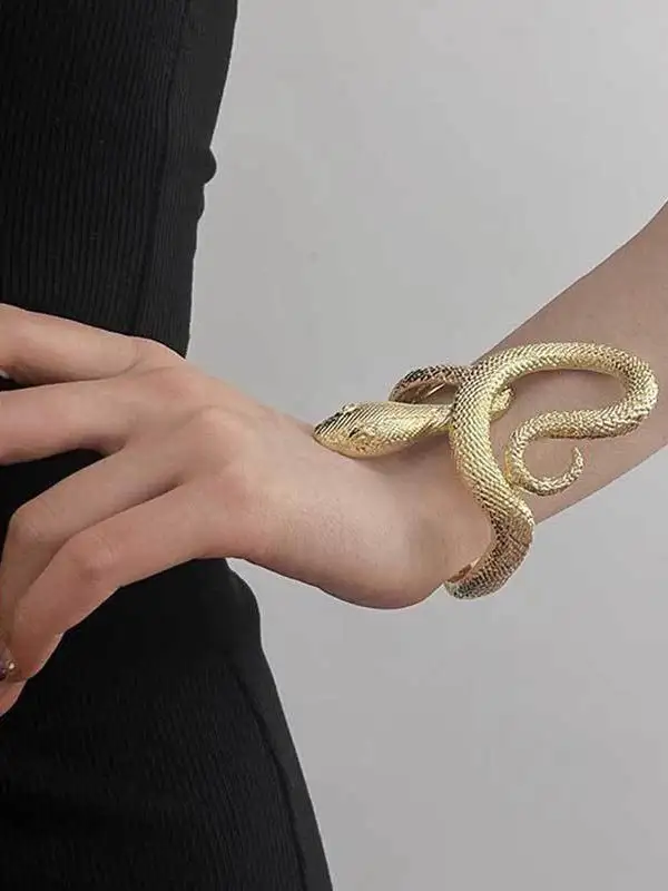 Snake Geometric Alloy Vintage Bracelet