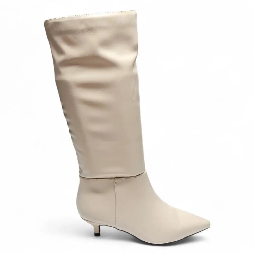 Breena Kitten Heel Knee High Boots