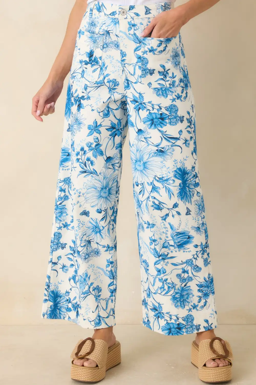 Floral Wide Leg Wide Leg Pants