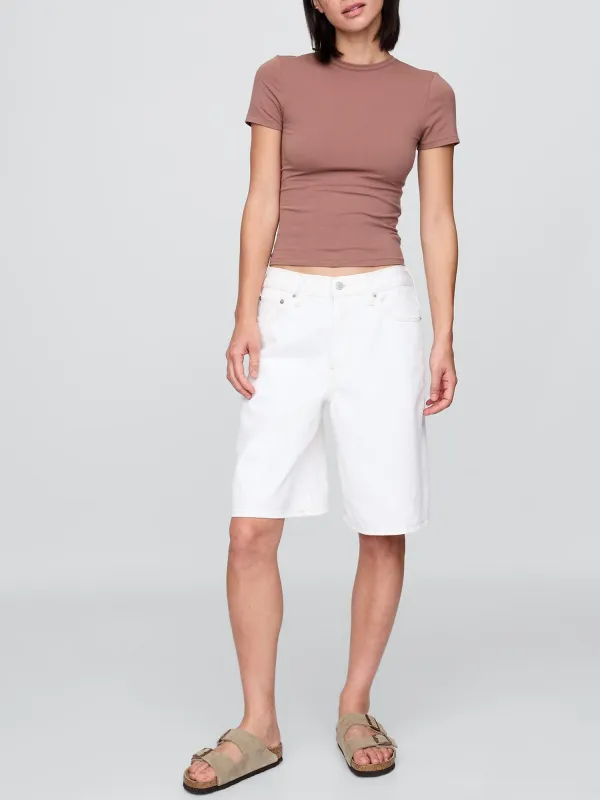 Round Neck Short Sleeved T-Shirt