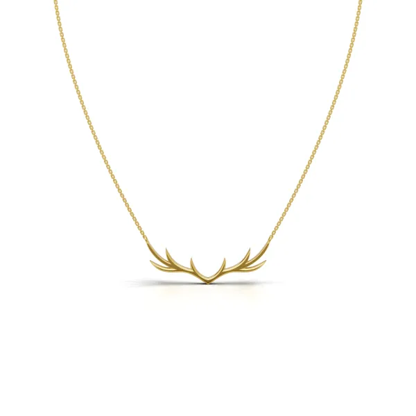 Solid Antler Necklace
