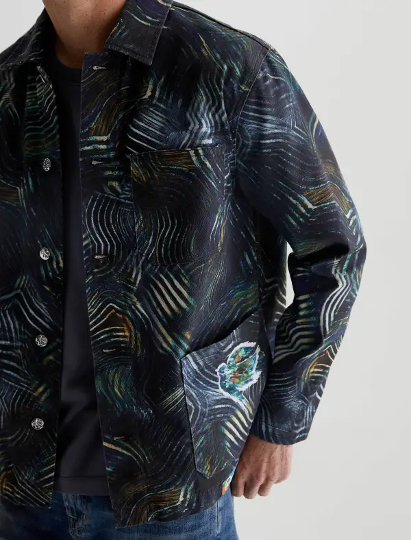 Men's Loose Fit Stretch Chore Jacket