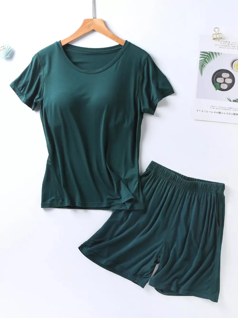 Comfortable Everyday Pajama Set Comes With Built-In Breast Pads