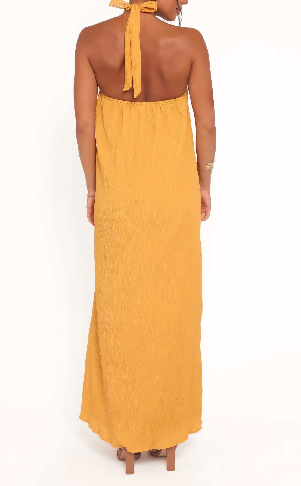 Halter Sleeveless Maxi Dress