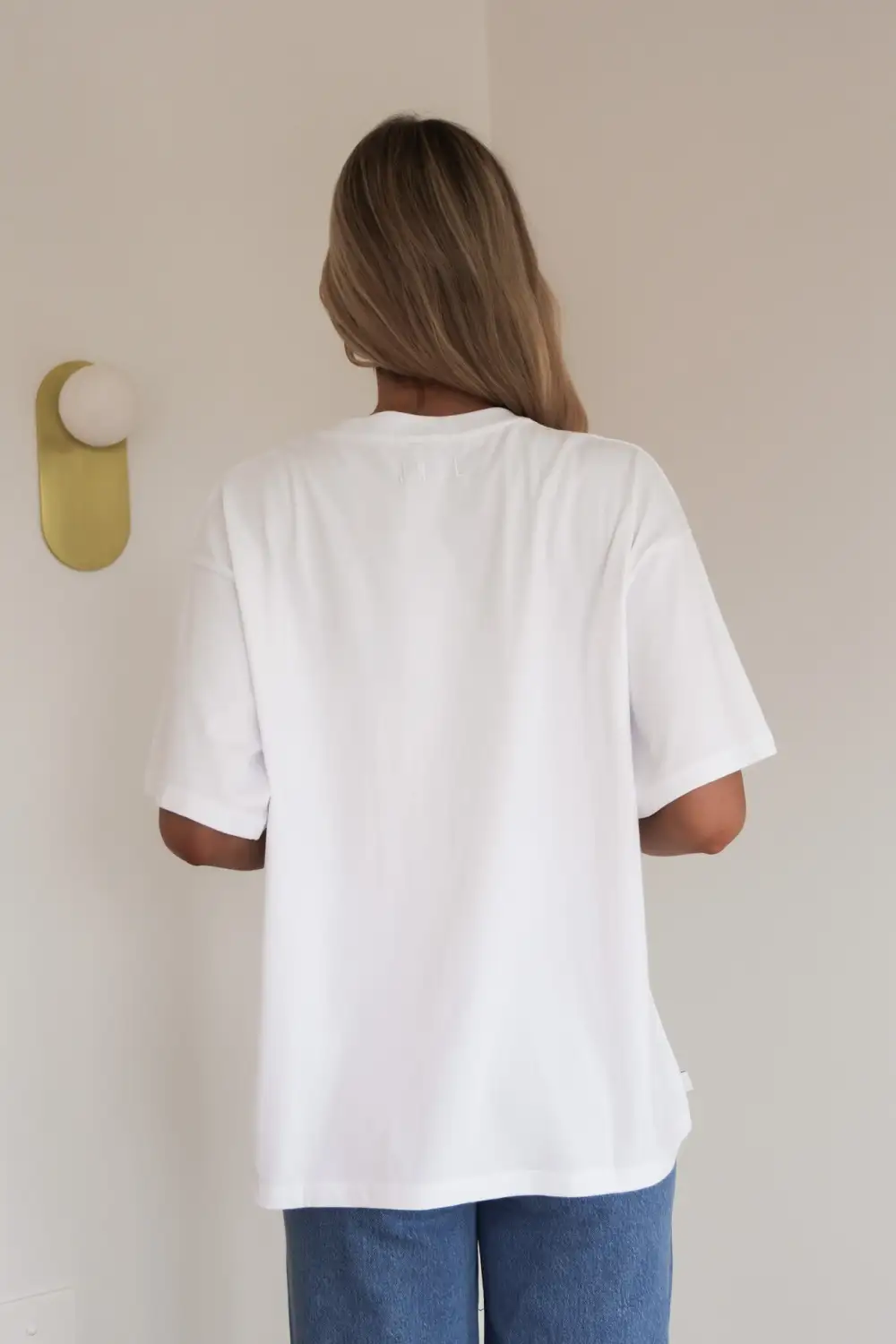 Oversized Ribbed Weekend Layer Casual Tee