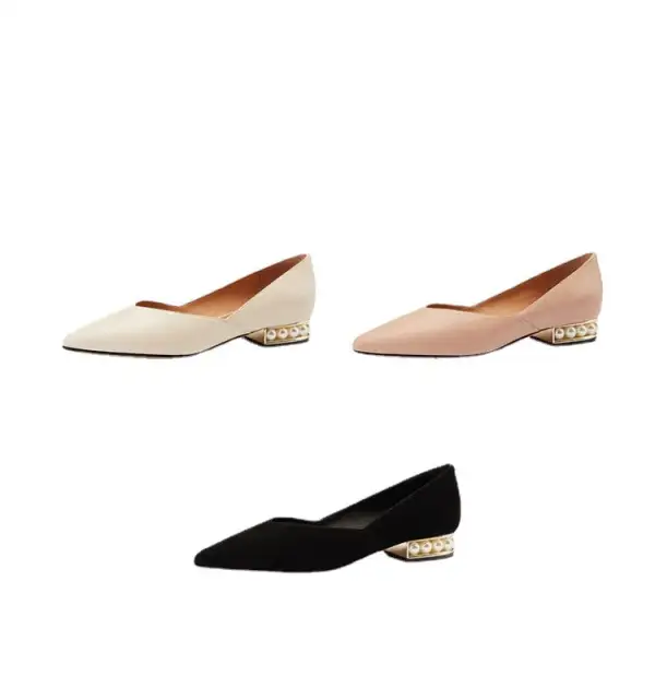 Chunky Heel Breathable Office Ready Casual High Heels