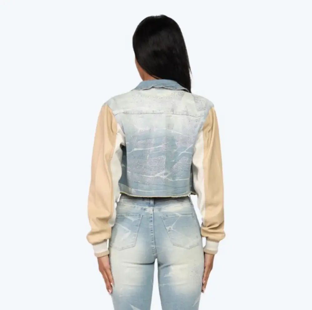 Everyday Rhinestone Embedded Women's Pants Set