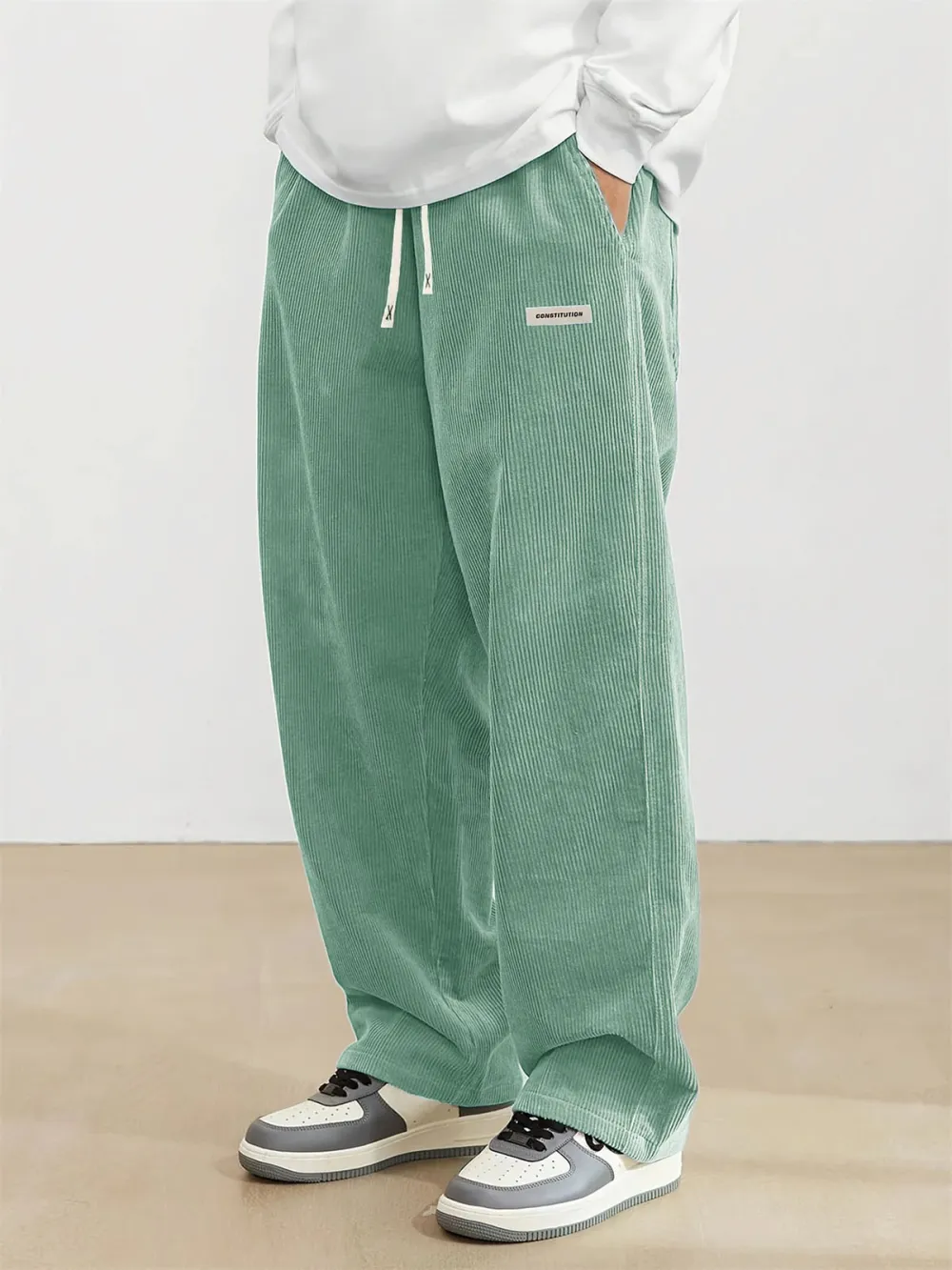 Everyday Corduroy Seamed Detail Trousers