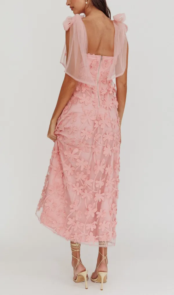 Modern Mesh Maxi Dress