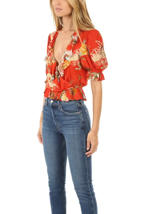 Floral Blouse Shirt