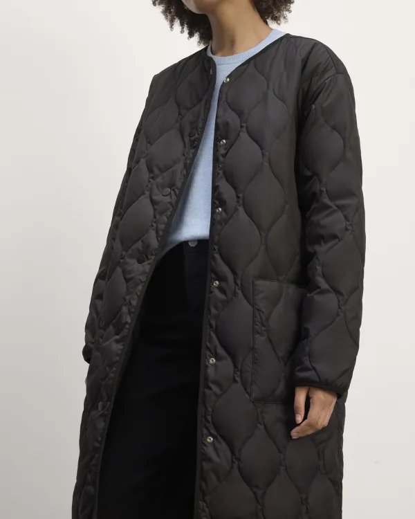 The Long Quilted Liner Coat