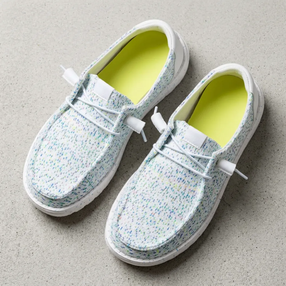 Wendy Stretch Speckle Mesh Lace Shoe