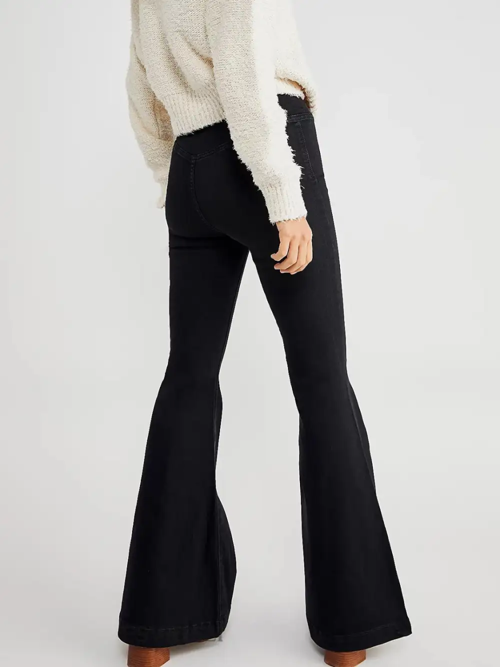 Balanced Flare Leg Denim Jeans