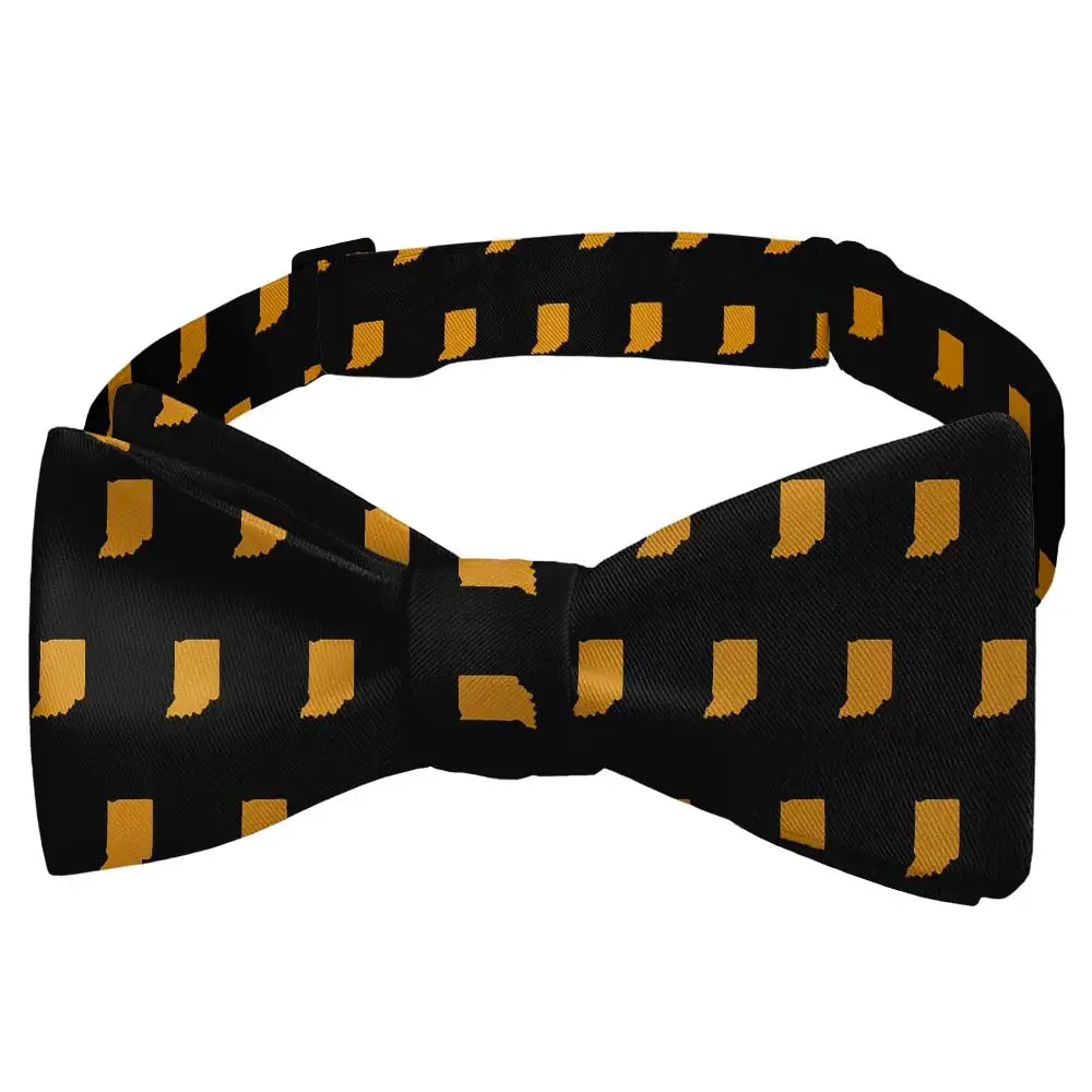 Contemporary Outline Motif Bow Tie