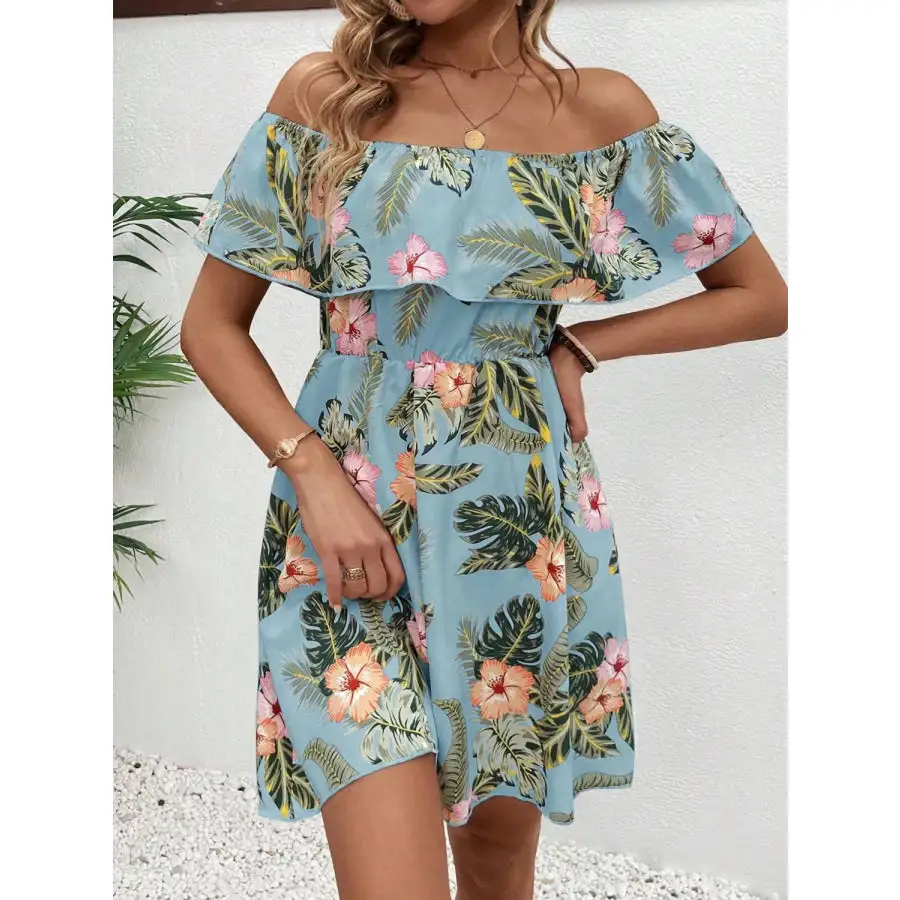 Off Shoulder Mini Dress