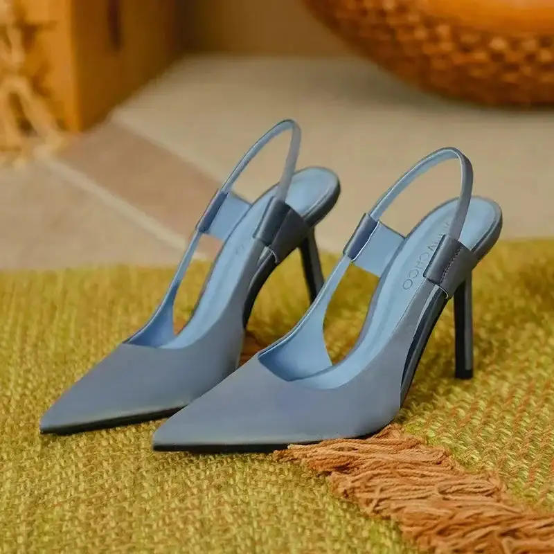 Slip On Pointed Toe Sandals