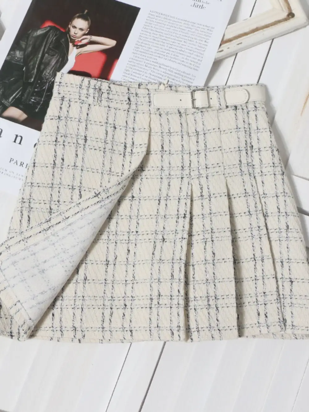 Comfy Pleated Ruched Skirt
