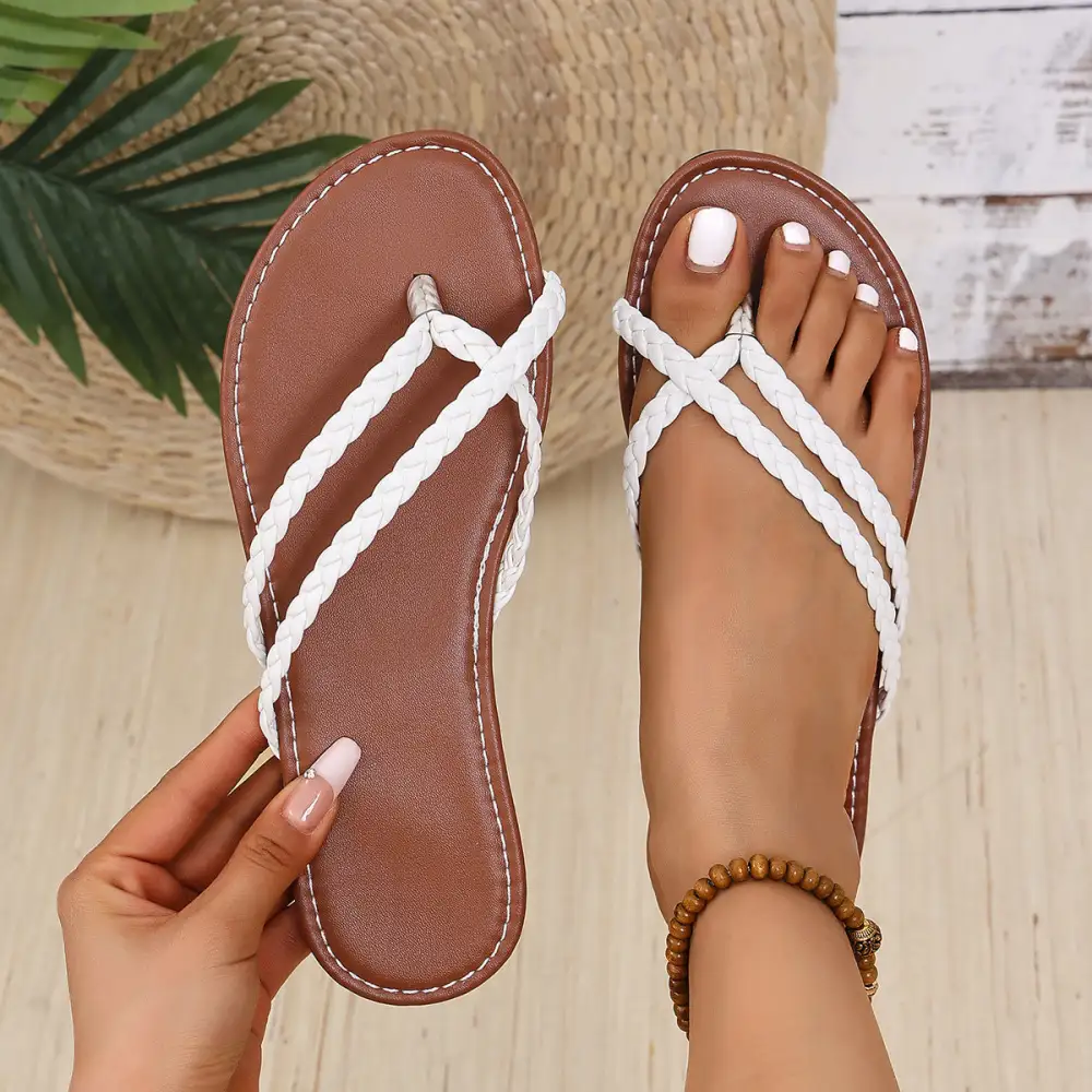 Clean Line Flat Sandals