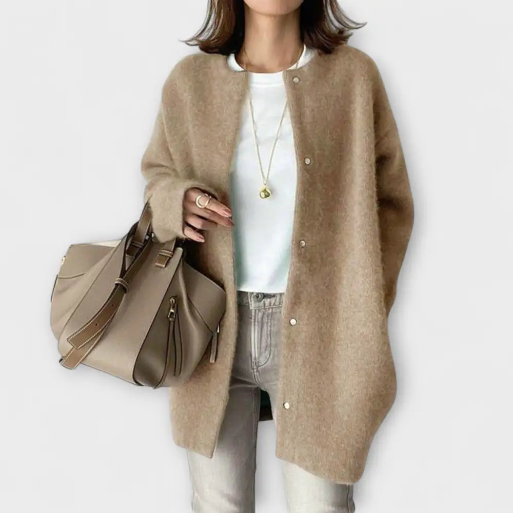  Relaxed Button Jacket