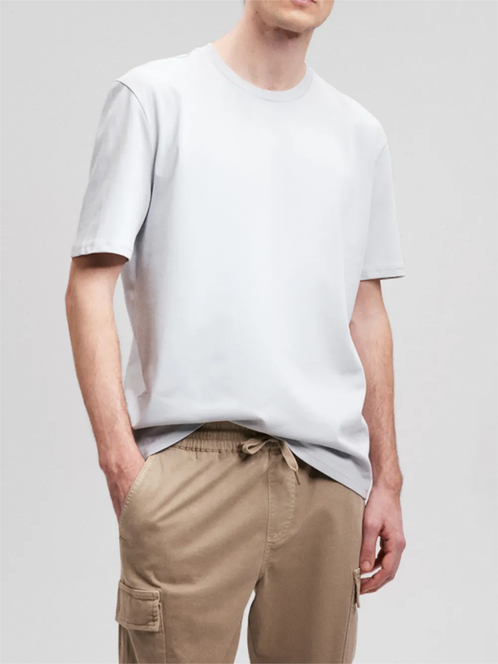 Gray Camouflage Print Short - Sleeve Tee