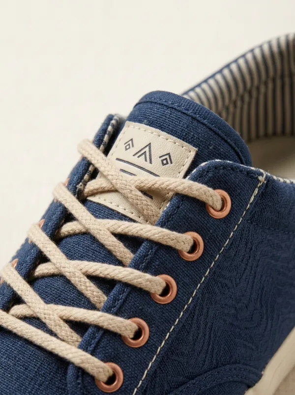 Daily Compass Graphic Graphic Edit Men's Canvas Shoes