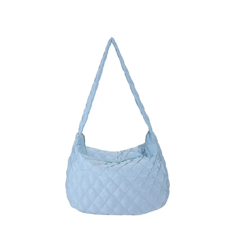 Winter Quilted Crossbody Bag Down Cloth Compact Soft
