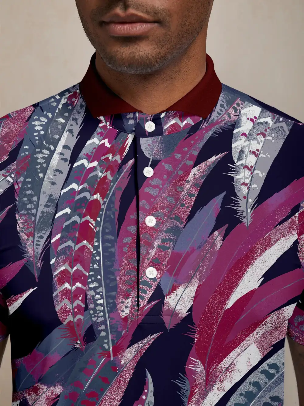 Classic Easygoing Short Sleeve Button Up Polo Shirt